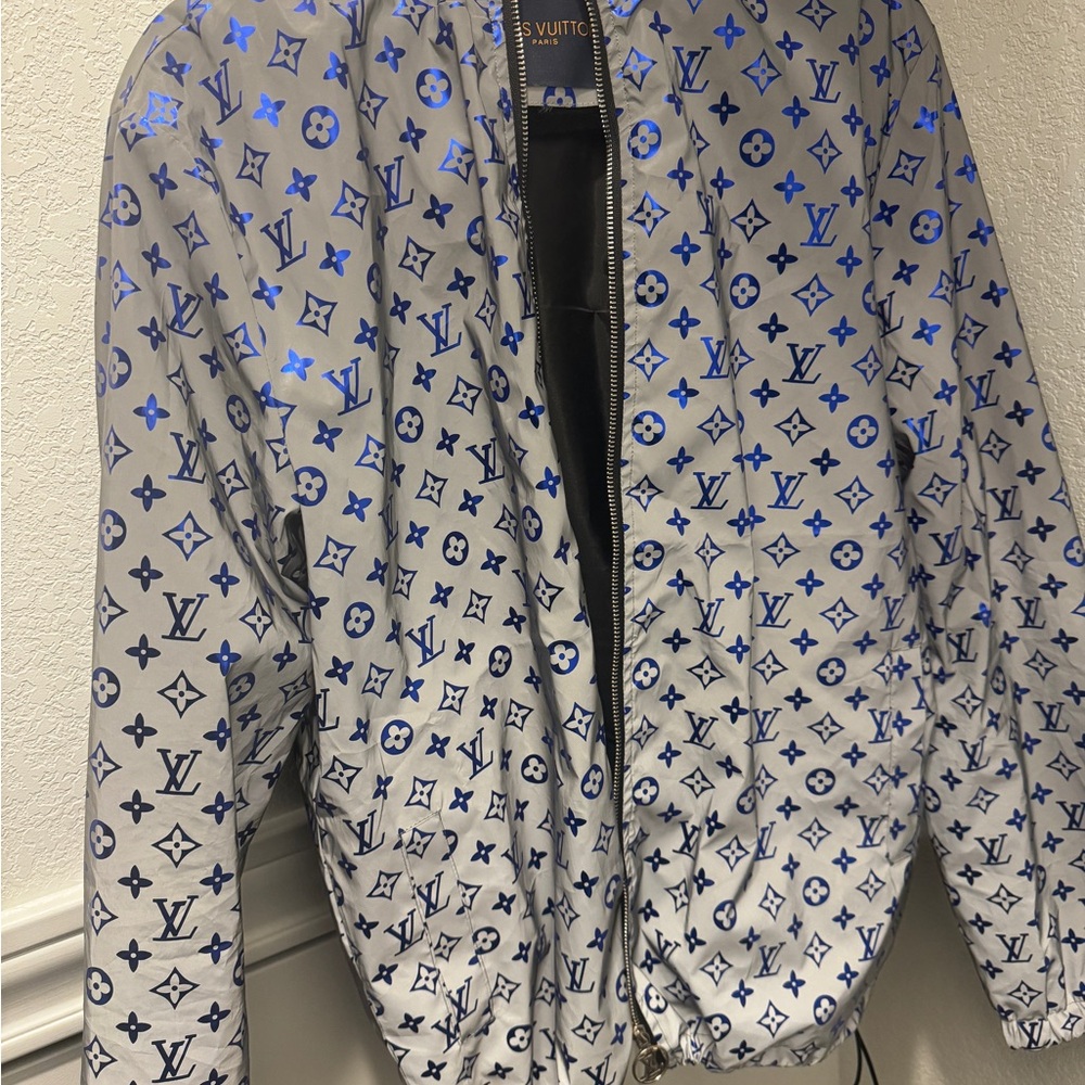 Louis Vuitton Monogram Jacket in Blue and White